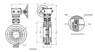 D343H��D343F����ƫ�Ķ��Ӵ�Ӳ�ܷ���yPN6��PN10���νY(ji��)��(g��u)�ߴ�D