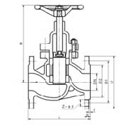 J40HX���ք�������ֹ�yPN16��PN40���νY(ji��)��(g��u)�ߴ�D