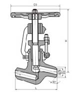 J61Y��J61H�͸ߜ،��Ӻ��վ��ֹ�yPN200��PN320���νY���ߴ�D