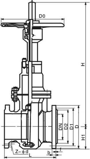 Z43H��Z43X�T�ƽ���l�yPN16��Ҫ������|(zh��)��Ҫ���κ��B�ӳߴ�