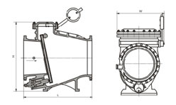 HH44X��HH44T��HH44H�ͷ��mʽ΢�辏�]ֹ���yPN10��PN25�����B�ӳߴ�D