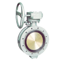 蝸輪船用碳鋼雙偏心蝶閥