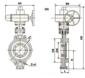 D973H늄�Ӳ�ܷ���yPN10��PN16���νY���ߴ�D