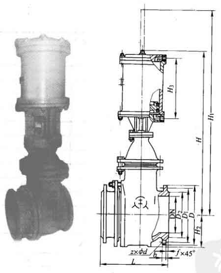 PZ641H��PN16�����������l�y��Ҫ���μ��Y(ji��)��(g��u)�ߴ�D