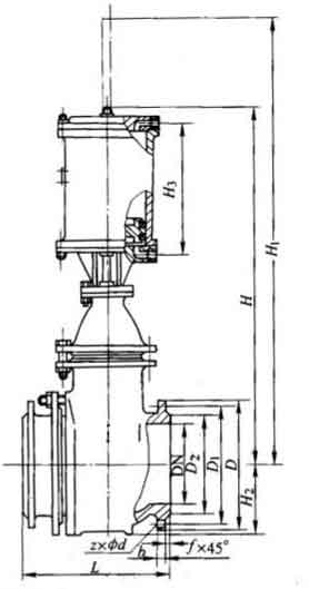 PZ741H-16��Һ����������l�y��Ҫ���μ��Y���ߴ�D