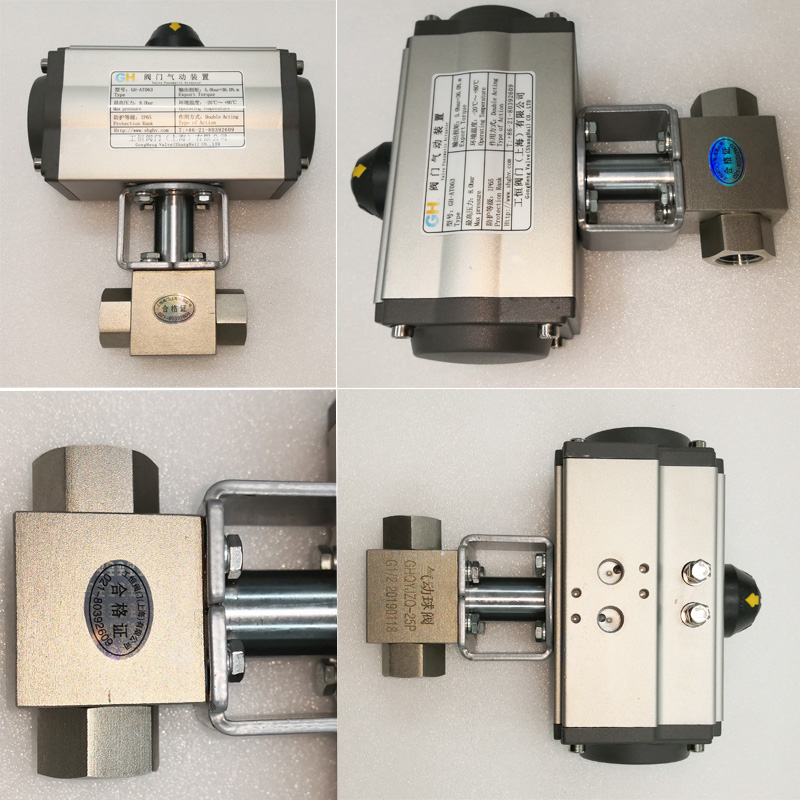 GHQYJZQ型氣動內螺紋高壓球閥批量圖