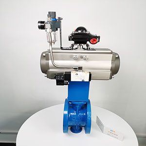 D643H-16C法蘭式高溫氣動硬密封蝶閥