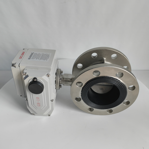 GHD941X 防爆電動法蘭蝶閥 鑄鋼軟密封緊急切斷閥